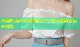 周黑鸭卤料包秘制配方打造地道鲜香卤味体验