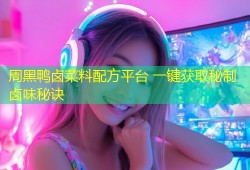 周黑鸭卤菜料配方平台 一键获取秘制卤味秘诀