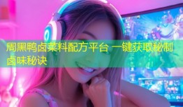 周黑鸭卤菜料配方平台 一键获取秘制卤味秘诀