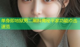单身即地狱男二黑料揭秘平家功能点击速览