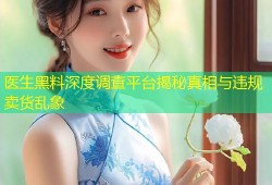 医生黑料深度调查平台揭秘真相与违规卖货乱象