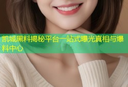 凯城黑料揭秘平台一站式曝光真相与爆料中心