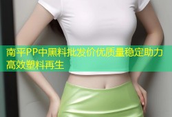 南平PP中黑料批发价优质量稳定助力高效塑料再生