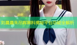 刘晨晨朱尽晖黑料揭秘平台功能全解析
