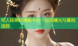 吃人妹黑料揭秘平台一站式曝光与真相追踪