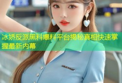 冰娇反派黑料爆料平台揭秘真相快速掌握最新内幕