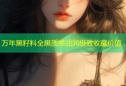 万年黑籽料全黑质感油润极致收藏价值