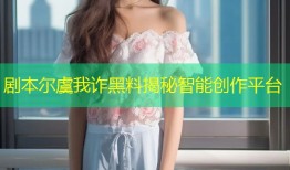 剧本尔虞我诈黑料揭秘智能创作平台