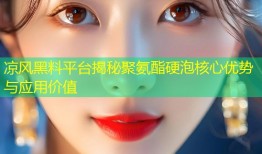 凉风黑料平台揭秘聚氨酯硬泡核心优势与应用价值