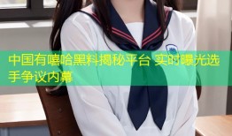 中国有嘻哈黑料揭秘平台 实时曝光选手争议内幕