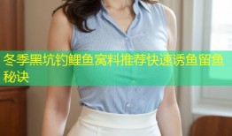 冬季黑坑钓鲤鱼窝料推荐快速诱鱼留鱼秘诀