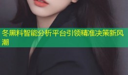 冬黑料智能分析平台引领精准决策新风潮