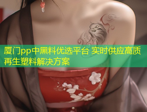 厦门pp中黑料优选平台 实时供应高质再生塑料解决方案